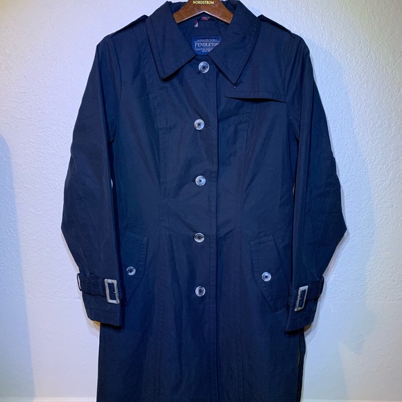 Pendleton Bridgeport Water Repellent Trench Rain Coat - Picture 2 of 7